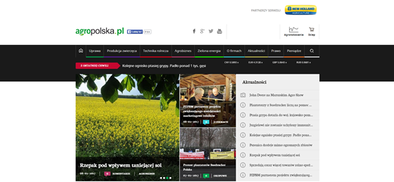Strona Agropolska.pl: Oficjalna strona